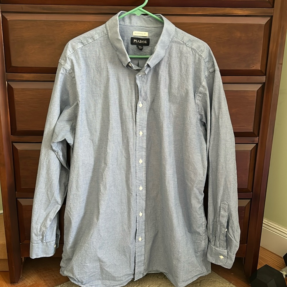 JoS A Bank Men's Dress shirt. Size 18 1/2 -36/37